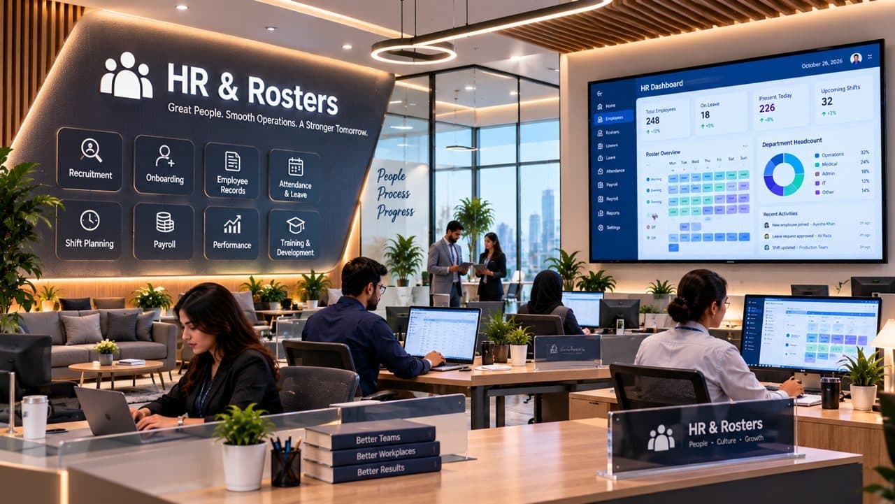 HR & rosters department